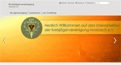 Desktop Screenshot of kjv-mosbach.de